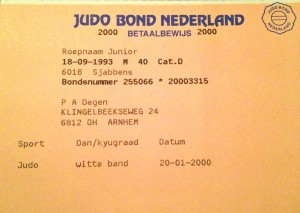 JBN betaalbewijs