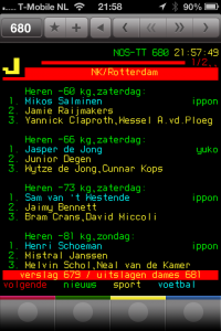 Lotto NK 2012 Teletekst