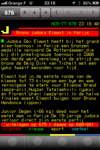 GS Paris op teletekst